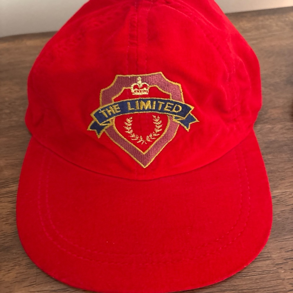 Vintage THE LIMITED  Red Velvet Style (100% Cotton) Hat